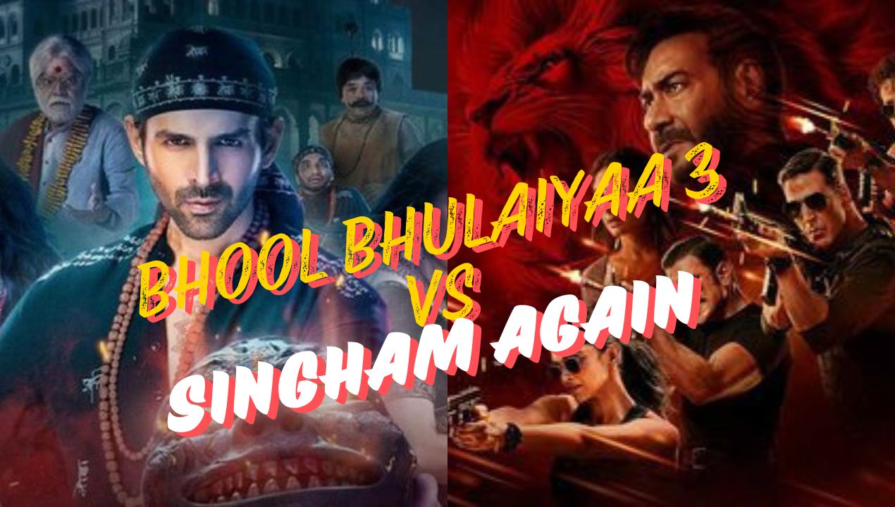 Kartik Aaryan is giving a tough competition to Singham Again. Who will make the highest record, Singham Again or Bhool Bhulaiyaa 3?